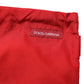 Red Polyester Drawstring Beach Shorts Swimwear