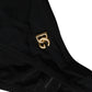 Black Cutout Logo One Piece Swimsuit Swimwear
