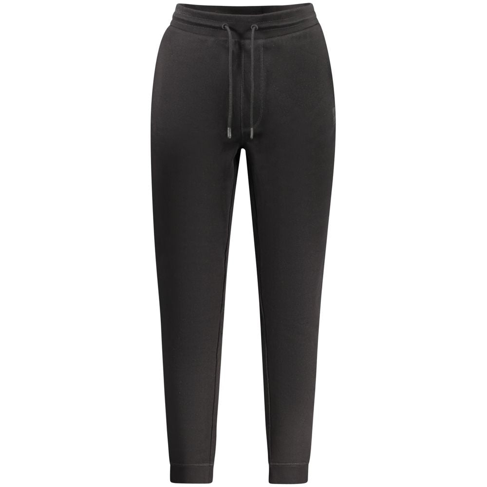 Black Cotton Men's Trouser