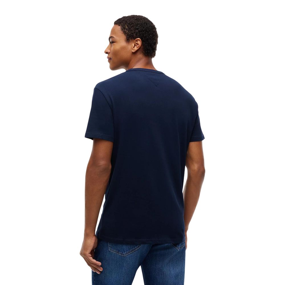 Blue Recycled Cotton T-Shirt