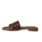 Chinelo em Pele