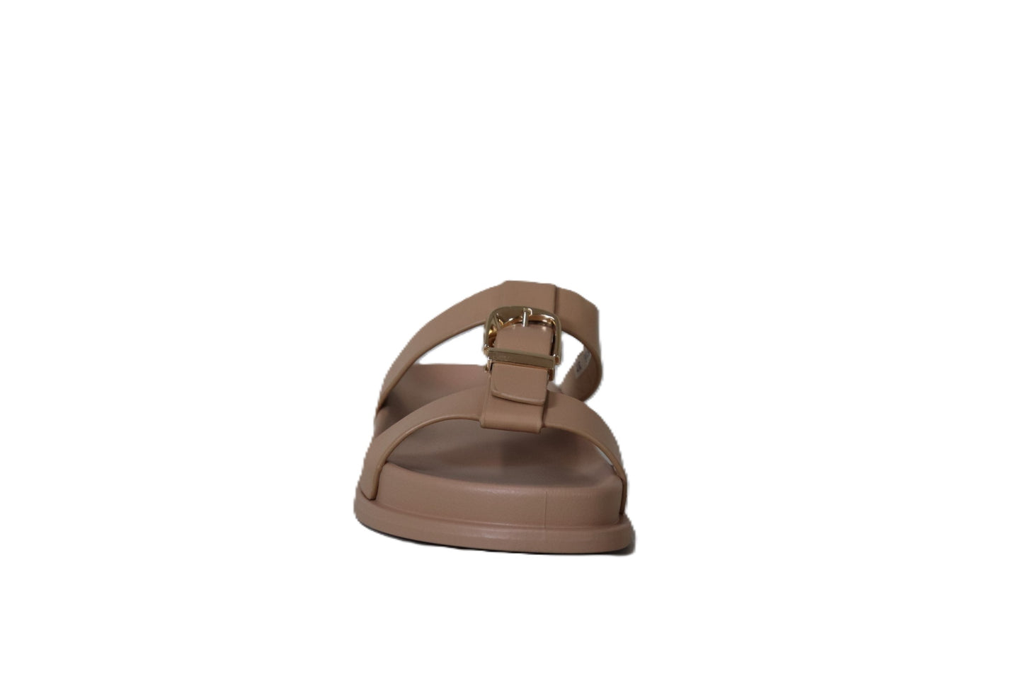 Chinelo com Fivela Dourada