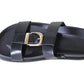 Chinelo com Fivela Dourada